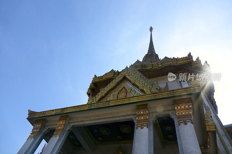 曼谷佛寺寺外的建筑细节