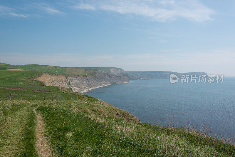 侏罗纪海岸西南海岸的风景