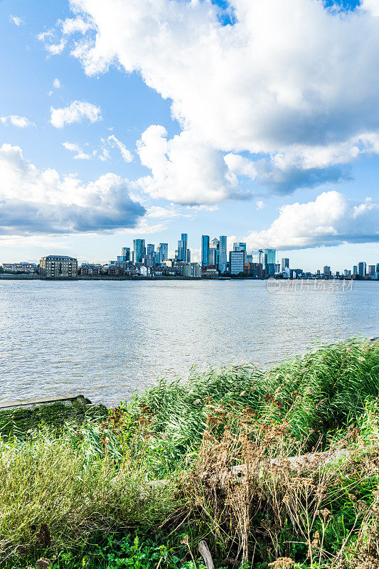 伦敦城市天际线，英国