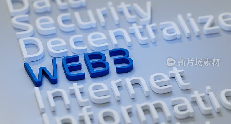 WEB3下一代万维网区块链技术具有去中心化信息、分布式社交网络