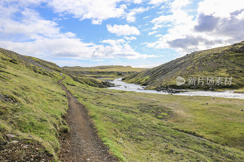 冰岛美丽的火山景观Landmannalaugar山