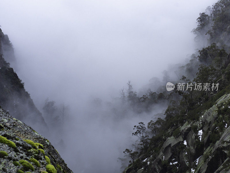 山上喜怒无常的云