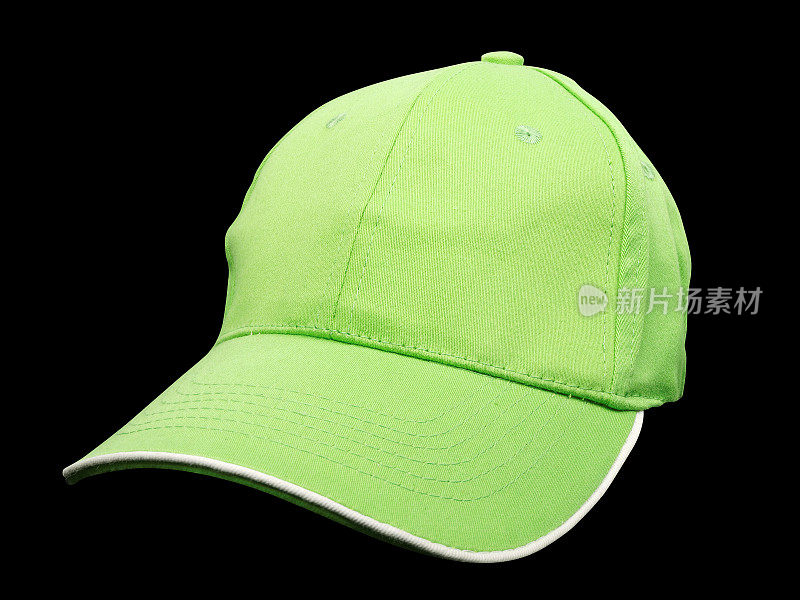 绿色的棒球帽