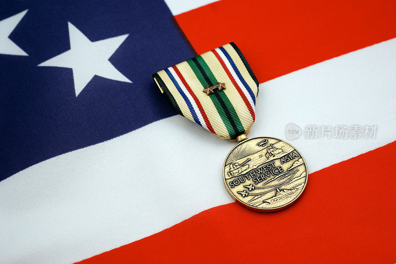 美国国旗西南亚服务奖章