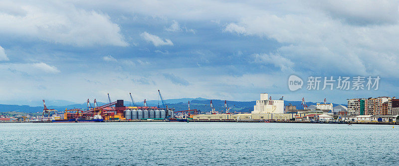 桑坦德的工业港口