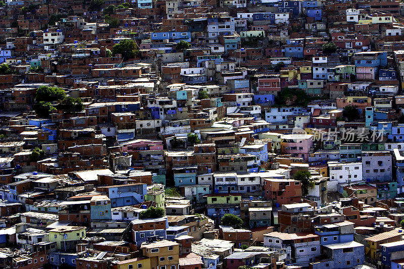 委内瑞拉加拉加斯的贫民窟