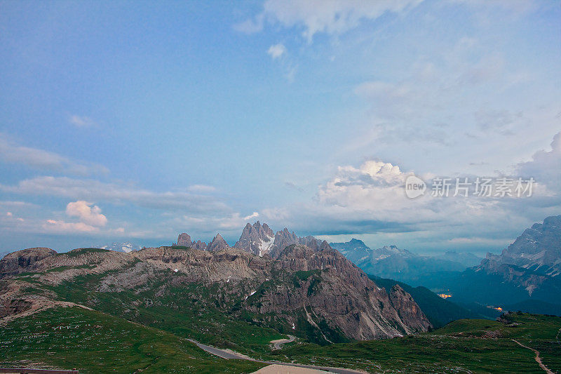 米苏里纳的Cadini。Dolomites。意大利