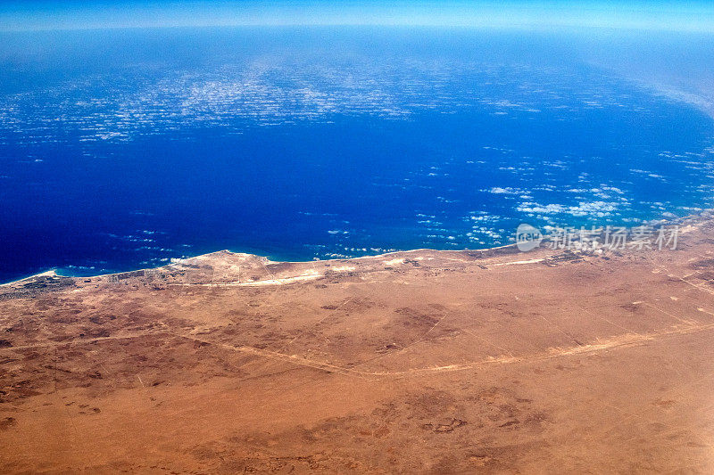 埃及沙漠的天空