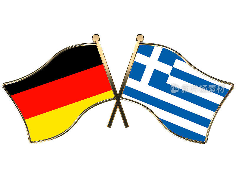 德国希腊国旗徽章