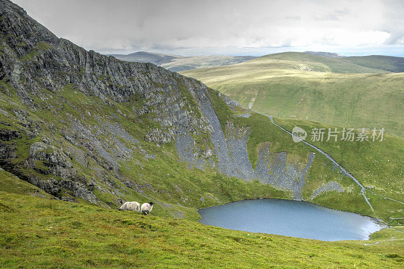 锋利的边缘和鳞片塔恩，Blencathra