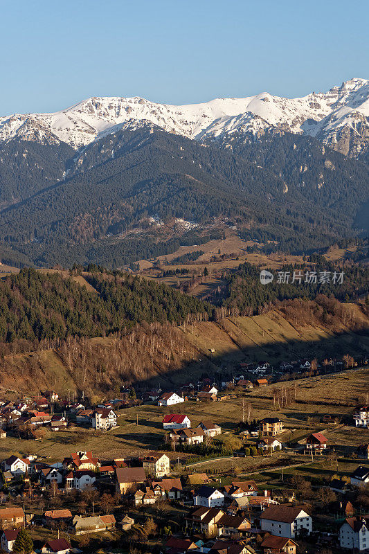 喀尔巴阡山脉的村庄