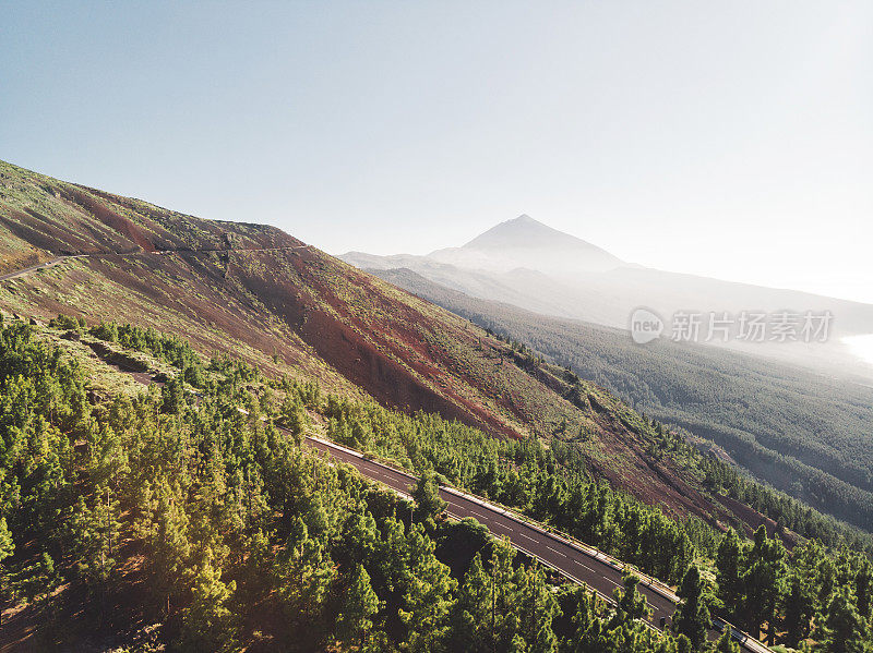 特内里费-泰德国家公园的泰德山，北观