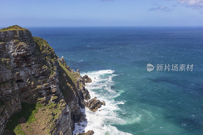 南非海角的海洋荒野悬崖