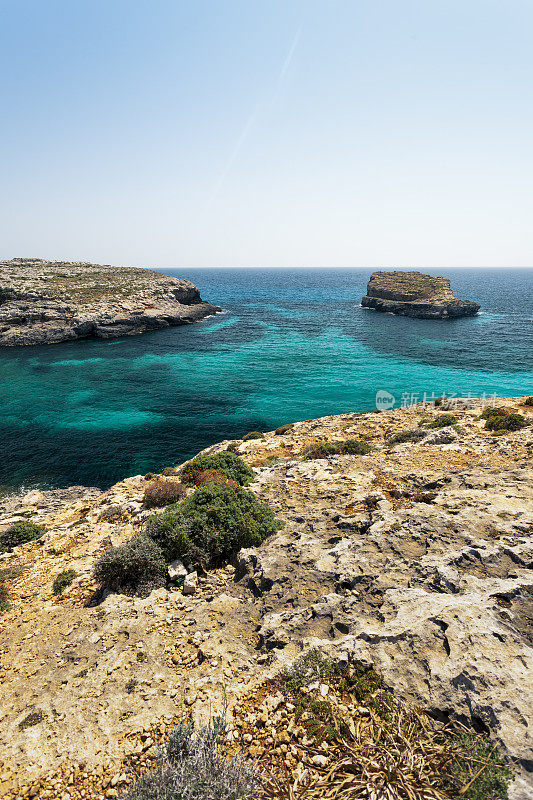 蓝色泻湖，Comino，马耳他