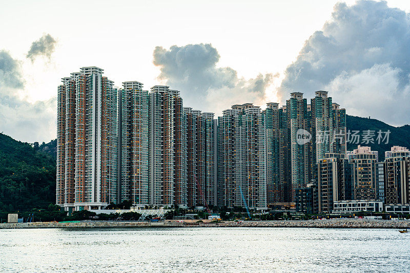 香港的高层住宅大厦