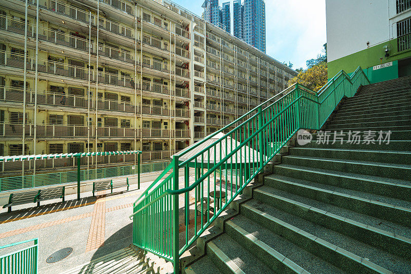 香港公共公寓建筑细节