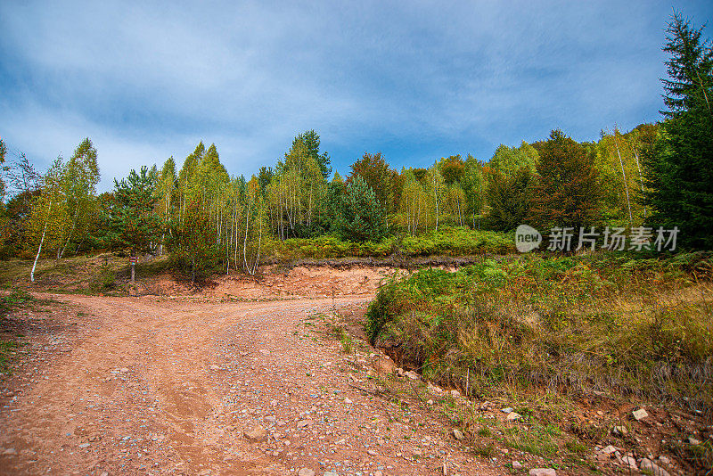 老山或斯塔拉平原，白天的路