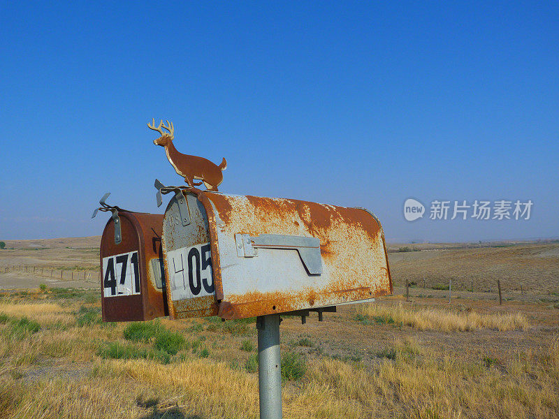 邮箱，在怀俄明州科迪附近