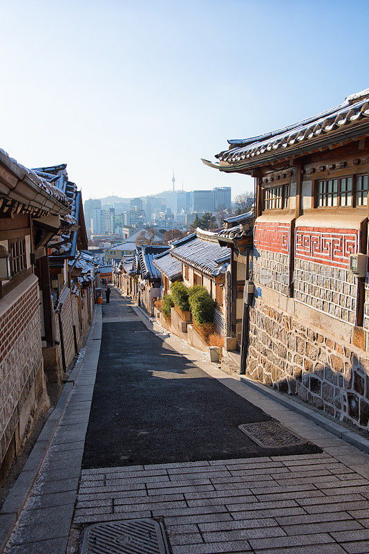 首尔北村韩屋村的后巷