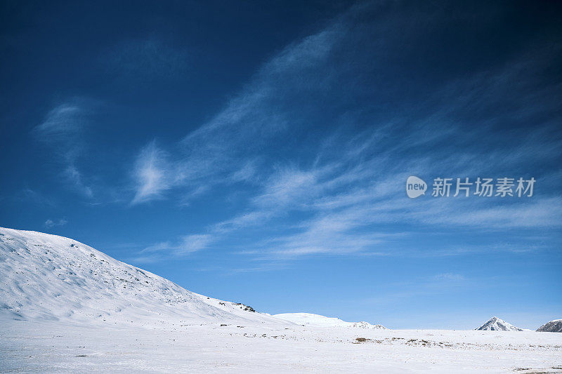 阿拉贝尔高原冬季景观