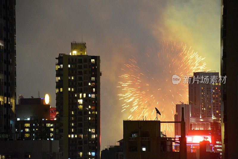 十月一日香港烟花