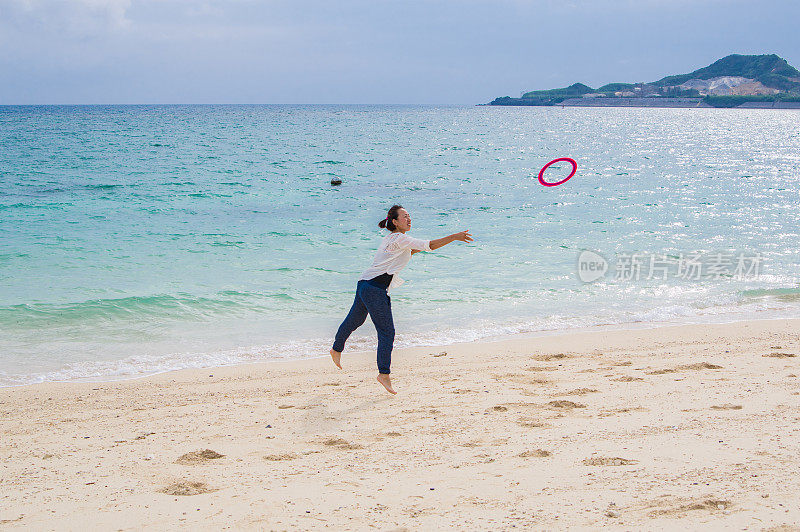 夏天,旅行,海滩