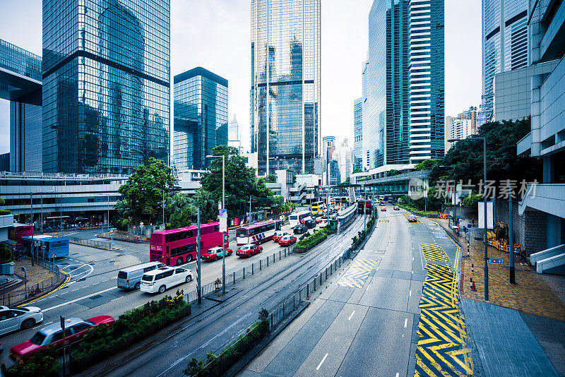 香港市区街景