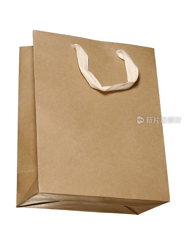 棕色纸袋白色购物袋