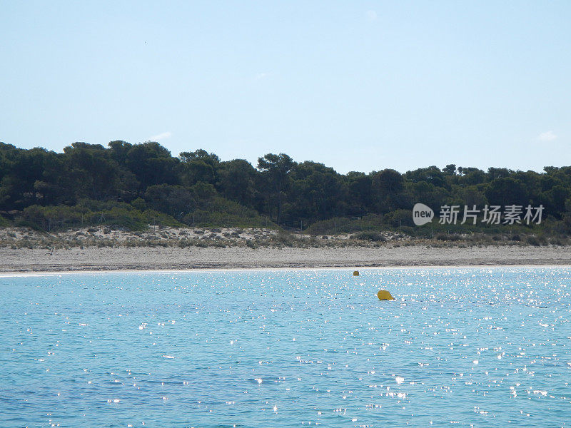 美丽的巴利阿里群岛海岸，马略卡岛