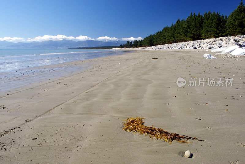 红宝石湾海景，塔斯曼地区，新西兰