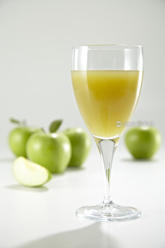 鲜绿苹果汁