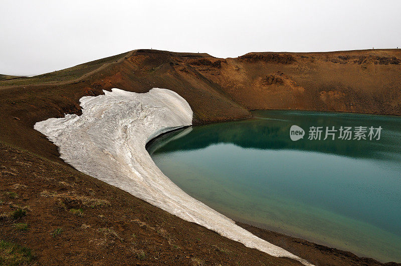 冰岛火山口湖