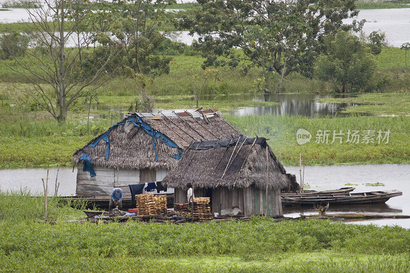 Belén秘鲁亚马逊河上的家