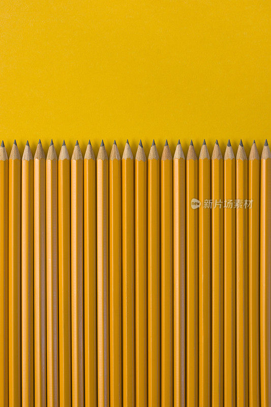 一排铅笔
