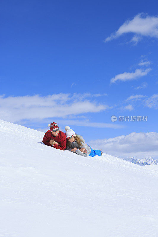 雪滑雪