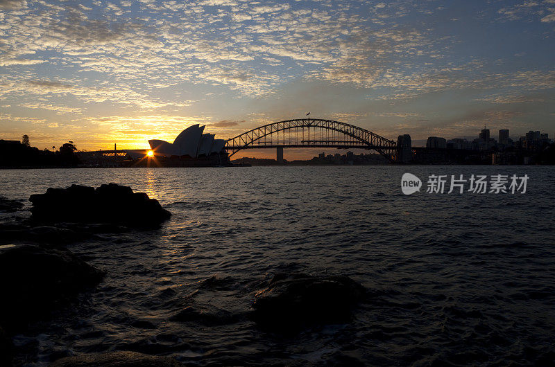 悉尼港日落