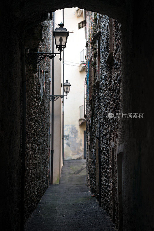 意大利的窄街