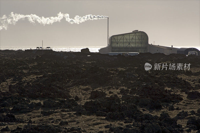 冰岛的地热发电厂