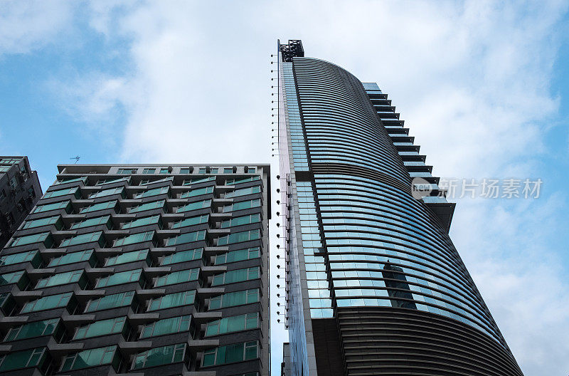香港的摩天大楼。