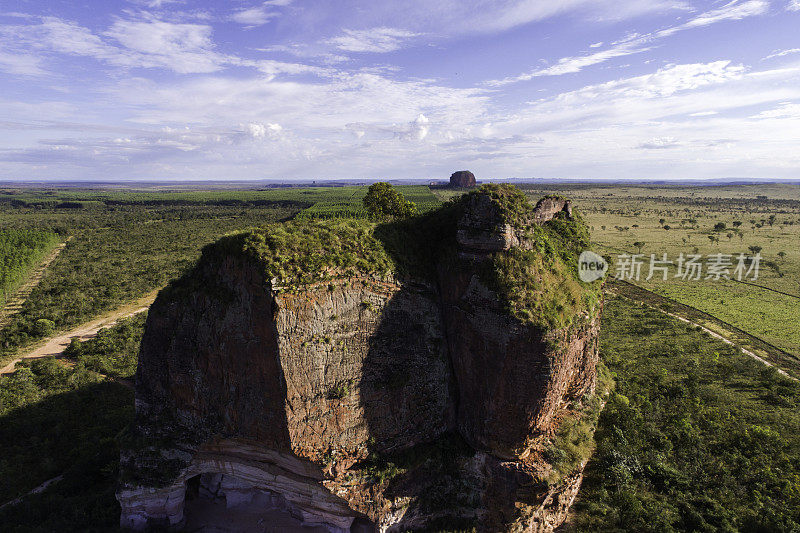 高角度的佩德拉Furada山Jalap?o州立公园，Tocantins