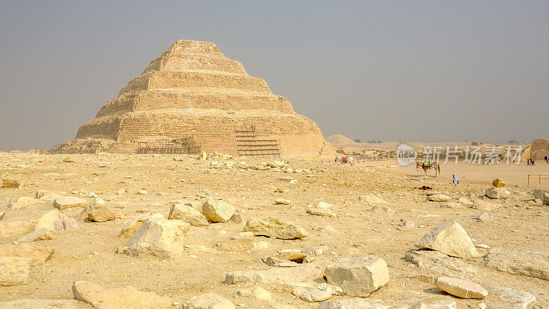 非洲埃及塞加拉的乔瑟金字塔
