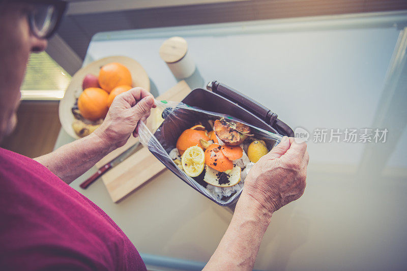 食物浪费，家庭堆肥和零浪费