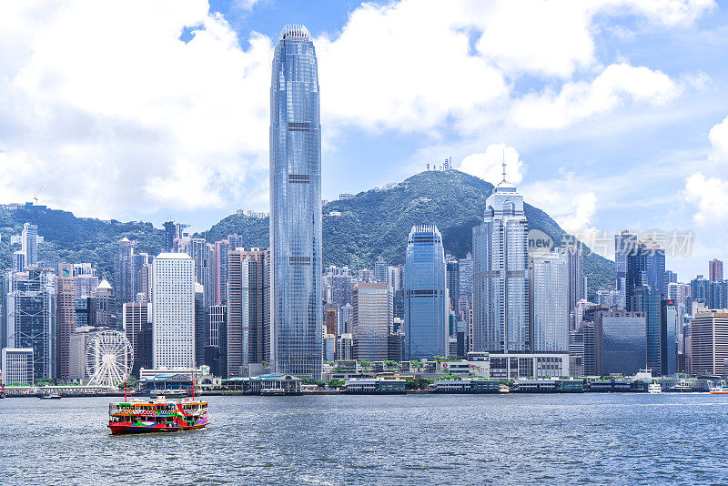 香港维多利亚港景观