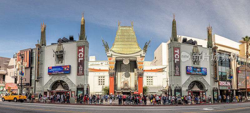 TCL中国剧院位于美国加州洛杉矶好莱坞大道