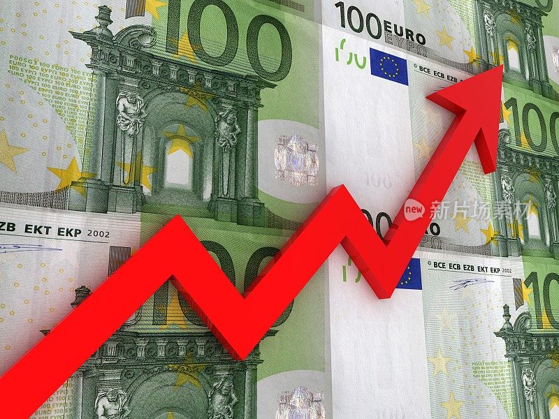欧元货币金融增长图表