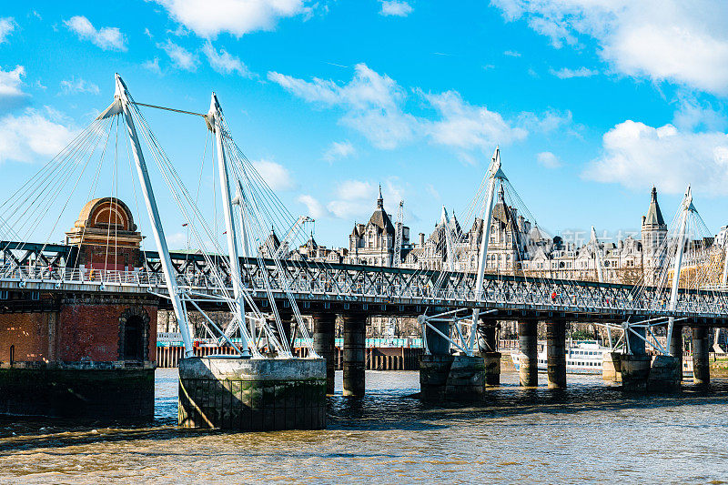 在英国伦敦的金禧桥的看法