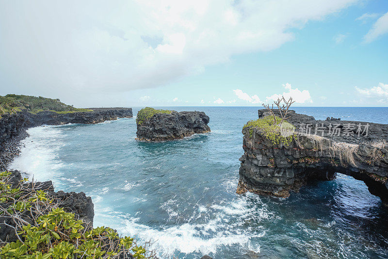 火山的海岸线、萨摩亚