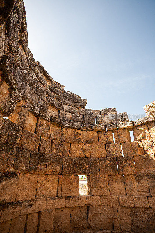 希拉波利斯古城在Pamukkale