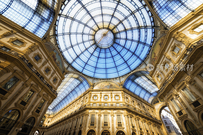 意大利假日-米兰的维托里奥·伊曼纽尔二世画廊