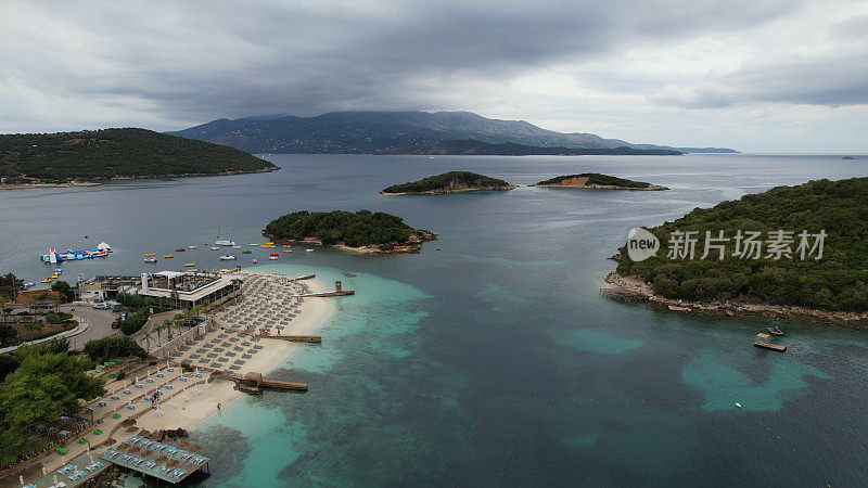 宁静湾和度假村鸟瞰图